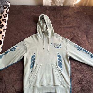 G-Star Raw Light Gray Hoodie with Blue Interior